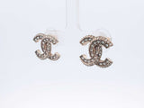 Chanel Autumn '16 Timeless Cc Logo Crystal & Gold-tone Stud Earrings Fw0326oezdu