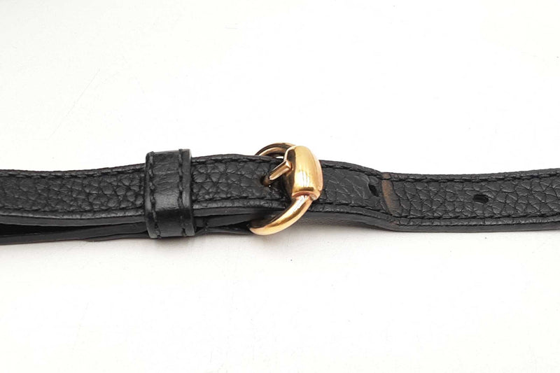 Gucci Soho Disco Crossbody Bag In Black Pebbled Leather Fw1125wxzdu