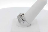 0.68cttw Diamond Ring In 14k White Gold 7.2 Grams Size 9.25 Eb0826orxsa