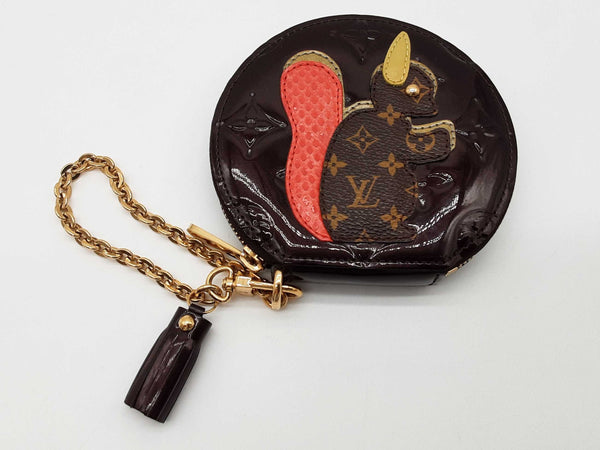Louis Vuitton Animania Ecureuil Squirrel Monogram Vernis Pouch Do0325lxzde