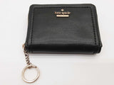 Kate Spade Dark Green Leather Square Zippy Keychain Wallet Do0926lxde