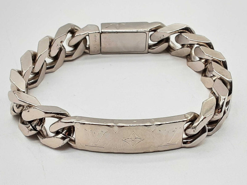 Louis Vuitton Monogram Link Metal Chain Bracelet Length 8 In Do0924lrxde