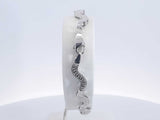 18k White Gold 8.2 Grams Snake Bracelet 7 In Aa0825wzxsa