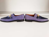 Matteo Massimo Harlan Alligator Buckle Loafers Size 11 Sd0126ezde