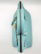 Hermes Birkin 30 Bleu Atoll Tiffany Blue Epsom Gold Hardware Handbag Do0125lpxzxde