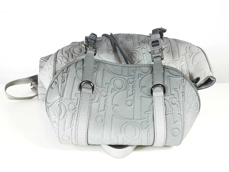 Dior Hit The Road Backpack With Flap Gray Dior Gravity Leather Sd0925orzxde