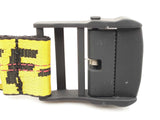 Off White C/o Virgil Abloh Industrial Belt In Yellow & Black Fw0925lxzdu
