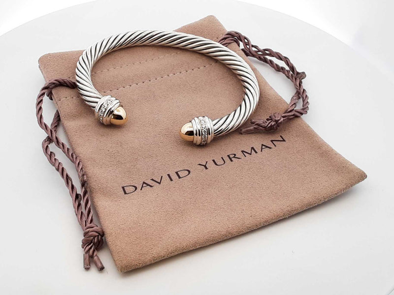 David Yurman Classic Cable Bracelet In Sterling 44.5 Grams 7 Inch Fw1025rxzdu