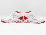 Christian Louboutin Astroloubi White Leather Sneakers Size Eu 45 Fw026467lrxdu