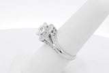 1.77cttw Diamond Ring In 18k White Gold 5.7 Grams Size 7 Eb0326pxxzsa