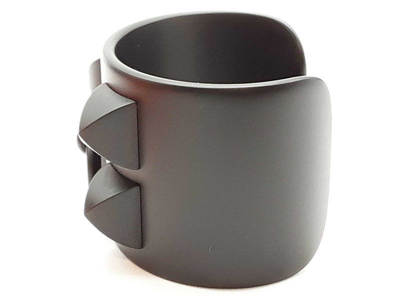 Hermes Collier De Chien Shadow Black Sunset Aluminum 47.0g Cuff Bracelet Do0525wxzde
