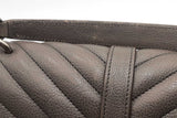 Yves Saint Laurent Quilted Chevron Sheepskin College Top Handle Bag Eb0526eixsa