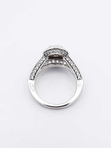 1.0 Ctw Diamond & 14k White Gold Engagement Ring 6.5 Grams Size 5.5 Fw0525lwxzdu