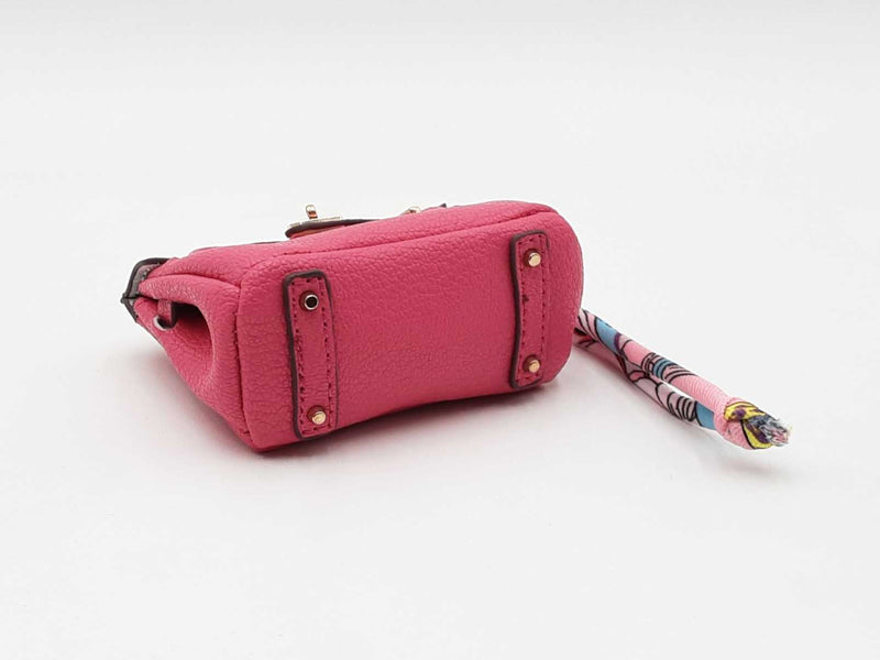 Mini Exquisite Bag Charm In Fucshia Fw0825idu