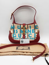 Gucci Jackie 1961 Crown Canvas Shoulder Bag Sd0525izxde
