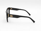 Dolce & Gabbana Dg Crossed Sunglasses In Black Acetate Fw1125crsa