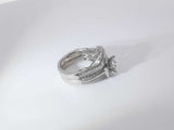 1.51ctw Diamond 14k White Gold 14k 8.5 Grams Ring Size 5 Sd0425lzrzsa