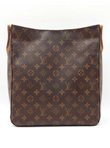 Louis Vuitton Looping Gm Shoulder Bag In Monogram Coated Canvas Fw0626iordu