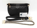 Louis Vuitton Multi Pochette In Black Monogram Empreinte Leather Fw0126lwxzdu