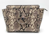 Michael Kors Tina Large Python Snake Satchel Aa0426prsa