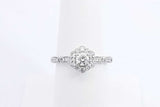 Approx. 0.55ctw Diamond Ring In Platinum 5 Grams Size 7 Eb1124wrxdu