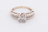 0.9cttw Diamond Ring In 10k Yellow Gold 2.6 Grams Size 4.25 Eb0525lzxzsa