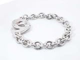 Tiffany & Co. 1837 Interlocking Circles 925 Bracelet 21 Grams 6 Inch Fw0426lrxdu