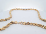 14k Yellow Gold 95.2 Grams Rope Chain 21 In Aa0326przcsa