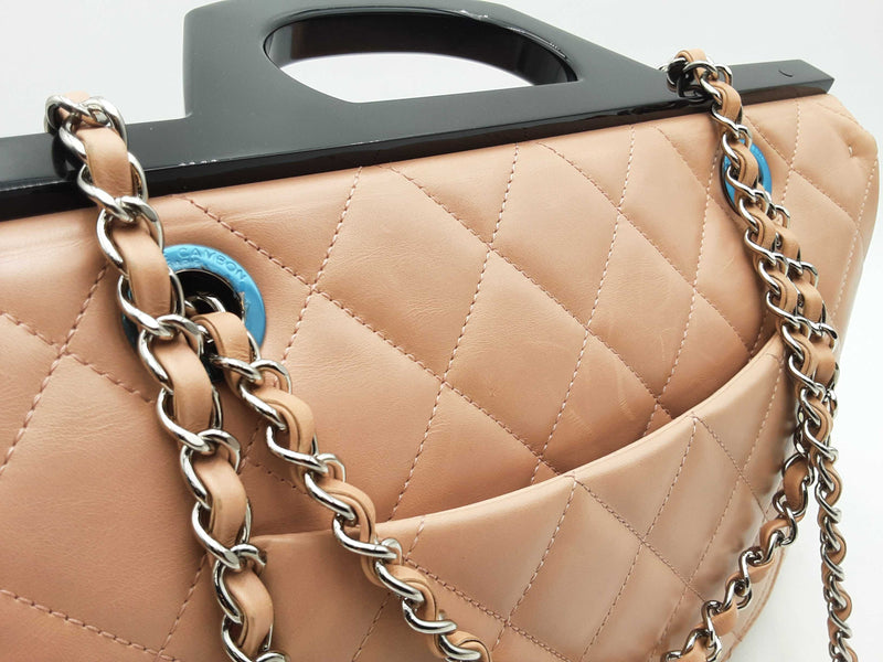 Chanel Cc Delivery Tote Pink Handbag Aa0425llzxsa