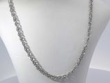 18k White Gold 7.1 Grams Bead Chain 18 In Aa1225rzxsa