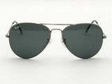 Ray-ban Rb3026 Aviator Large Metal Ii Black Sunglasses With Case Aa0726crsa