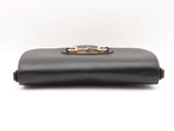 Gucci 1955 Horsebit Black Leather Chain Shoulder Bag Fw0525przdu