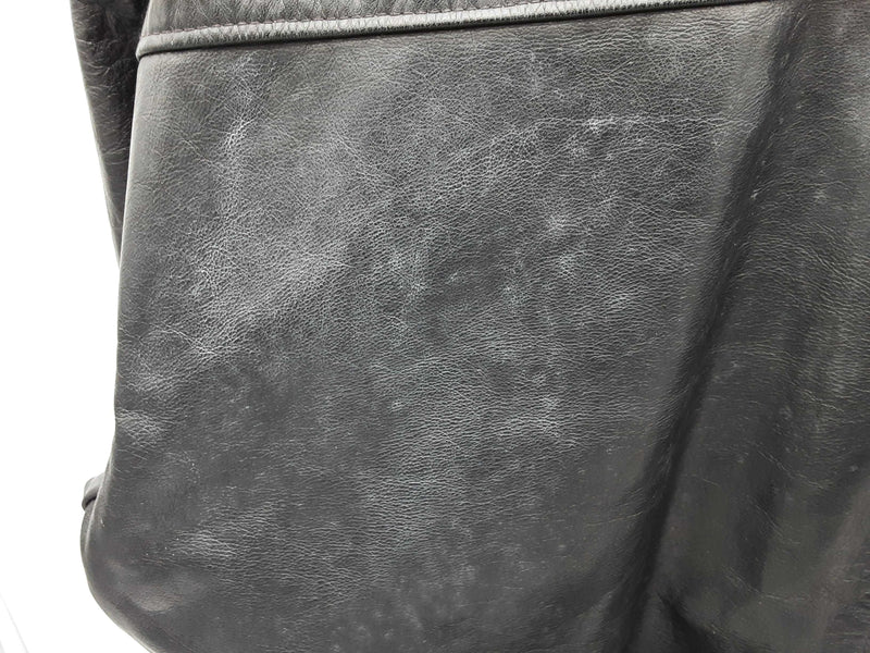 Yves Saint Laurent Ysl Pour Homme Black Leather Jacket Size It 56 Do0625pxzde