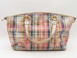 Coach Poppy Plaid Handbag Aa0725izsa