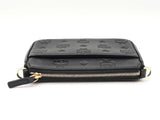 Mcm Aren Mini Crossbody Pouch In Black Monogram Embossed Leather Fw1125crdu