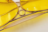 Ray-ban Bausch & Lomb Sunglasses With Yellow Lenses Eb0726crsa