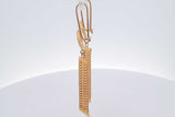 18k Yellow Gold Filigree Dangle Earrings 8.2 Grams Eb0526cxzsa