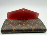 Louis Vuitton Monogram Sarah Wallet Brown Aa0625oxzsa