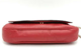 Gucci Red Leather Soho Chain Crossbody Bag Eb0926wxzsa