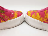 Versace Jeans Couture Fondo Ravewing Sneakers In Fuchsia Barocco Canvas Size 7 Fw0726crdu