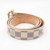 Louis Vuitton Lv Initiales Damier Azur Reversible Belt Size 85-34 Sd0725ezdu