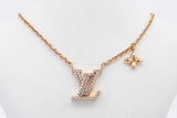 Louis Vuitton Lv Iconic Gold Tone Necklace 6.7 Grams 16-18 Inch Eb0626oxzsa