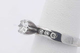 0.68cttw Diamond Ring In 14k White Gold 3.7 Grams Size 7.25 Eb0625izxsa