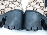 Gucci 583349 Gg Beige Wool Lace Up Ankle Boots Size Gucci 39.5 W Do0325orxde