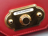 Dolce & Gabbana Welcome Shoulder Bag In Red Leather Fw0725lcrdu