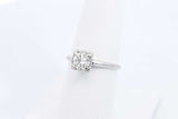 Approx. 0.7ctw Diamond Ring In 14k White Gold 2.3 Grams Size 7 Eb1224rxzdu