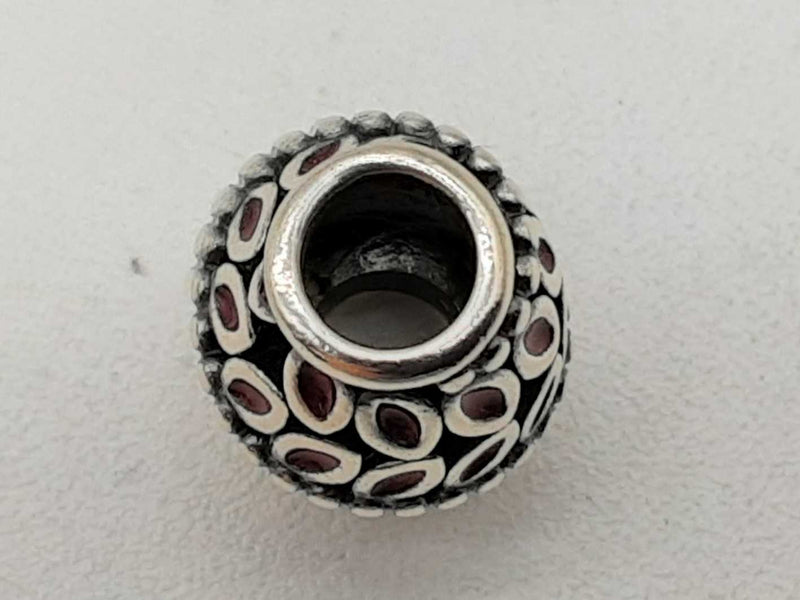 Pandora 0.925 Silver 3.6g Pink Climbing Ivy Charm Do1124lxde