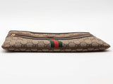 Gucci Ophidia Zip Pouch Gg Supreme Beige Aa0826lrzsa
