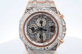 Audemars Piguet Royal Oak Offshore Chandelier 42mm 18k Rose Gold Diamond Watch 242.9 Grams Eb0125rxxxzsa