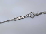 Tiffany & Co. T Two Diamond & 18k White Gold Necklace 4.5g 16 Inch Fw0426rrxdu